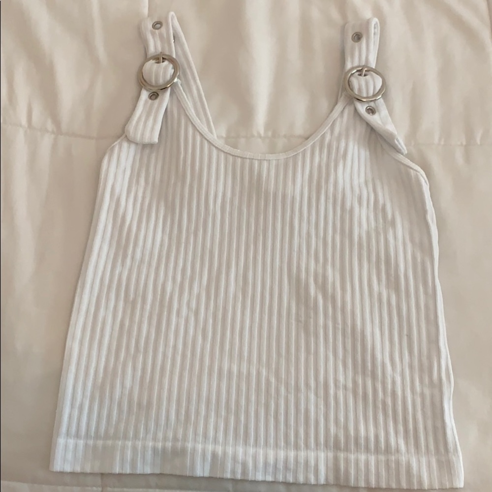 White tank top